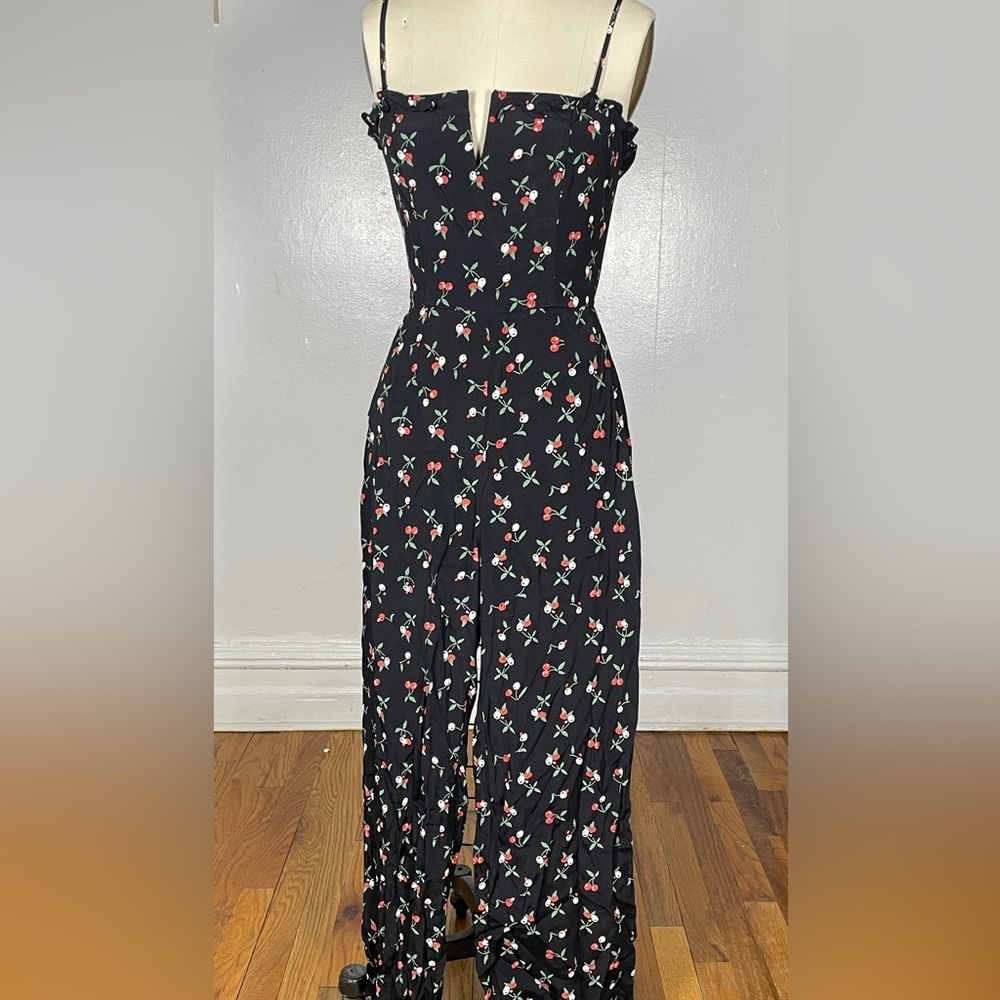 Flynn Skye Jumpsuit- Cherry fruit  print